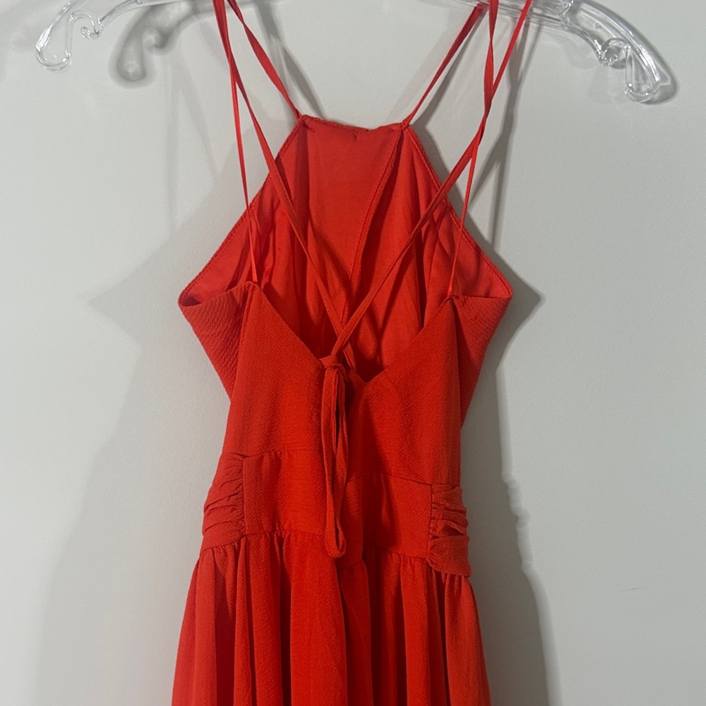Miss Avenue Vibrant Red Maxi Dress - Picture 5 of 5